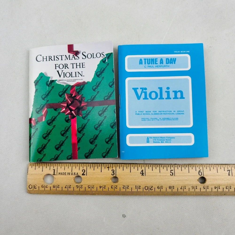 American Girl Doll Violin and Stand Set‎ Music Books Case Rosin Mini Grin Pins